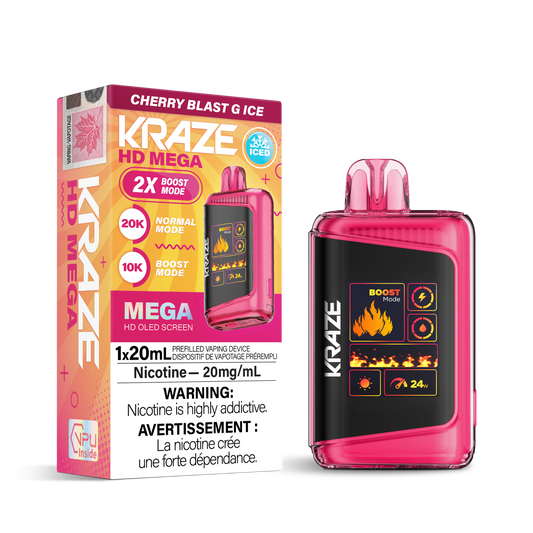 CHERRY BLAST G ICE - KRAZE HD MEGA (ONTARIO)