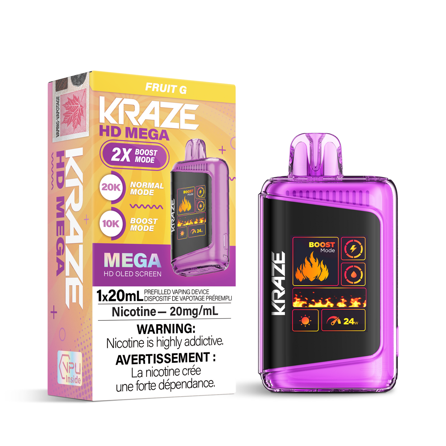 FRUIT G ICE - KRAZE HD MEGA (ONTARIO)
