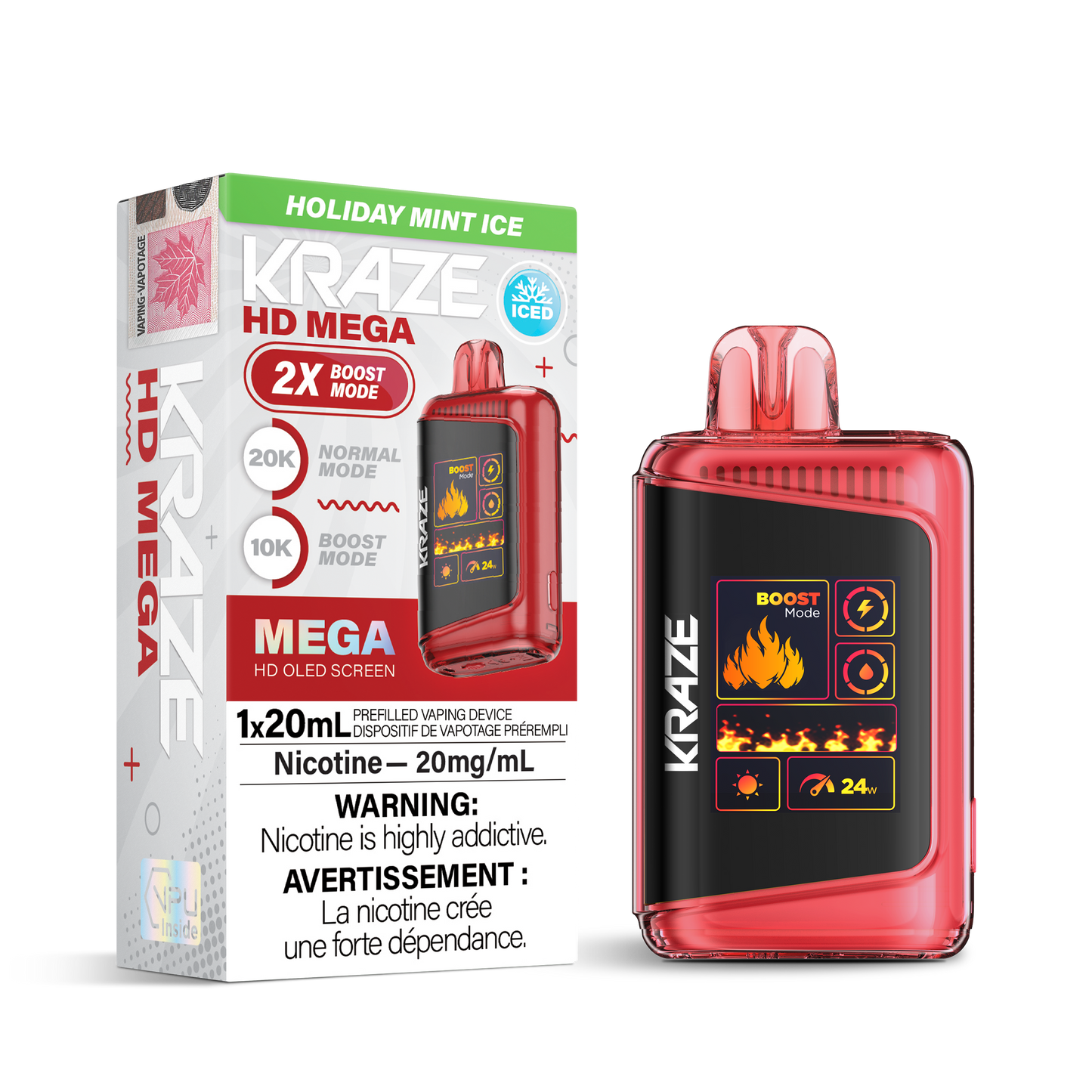 HOLIDAY MINT ICE - KRAZE HD MEGA (ONTARIO)