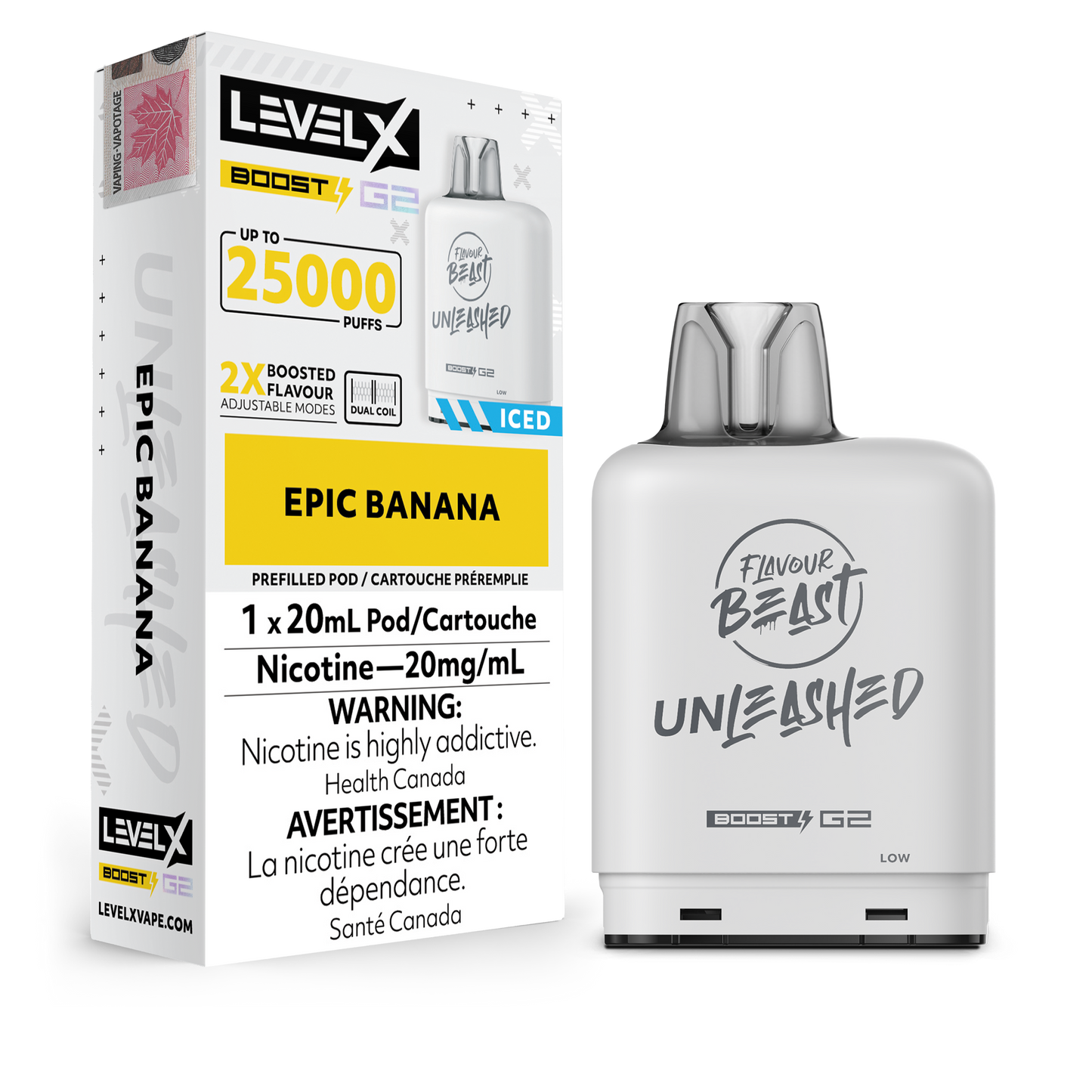 EPIC BANANA - LEVEL X FB UNLEASHED BOOST (20mL) (ONTARIO)
