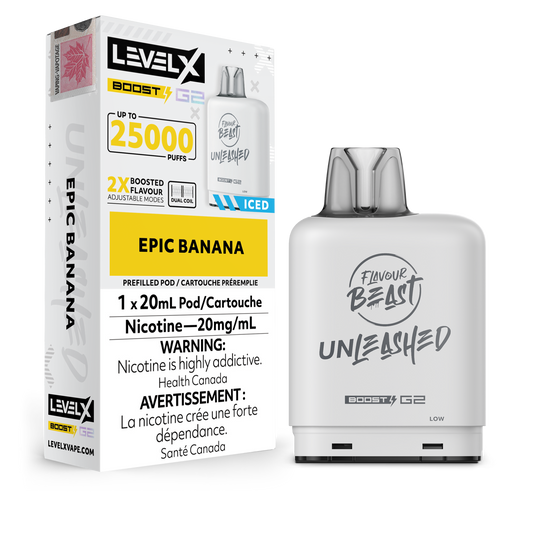 EPIC BANANA - LEVEL X FB UNLEASHED BOOST (20mL) (ONTARIO)