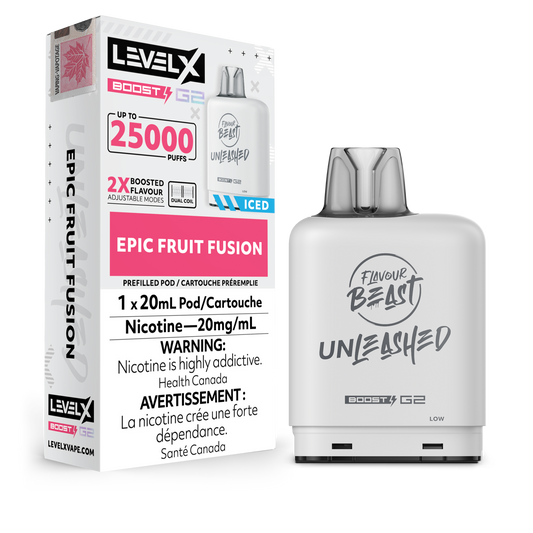 EPIC FRUIT FUSION - LEVEL X FB UNLEASHED BOOST (20mL) (ONTARIO)