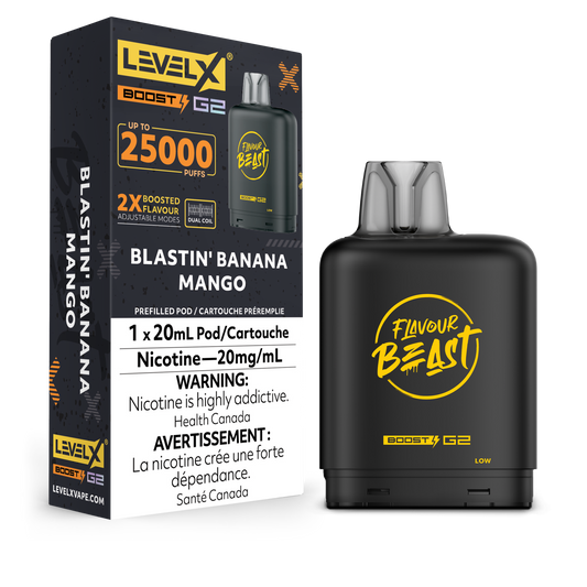 BLASTIN' BANANA MANGO - LEVEL X FB BOOST (20mL) (ONTARIO)