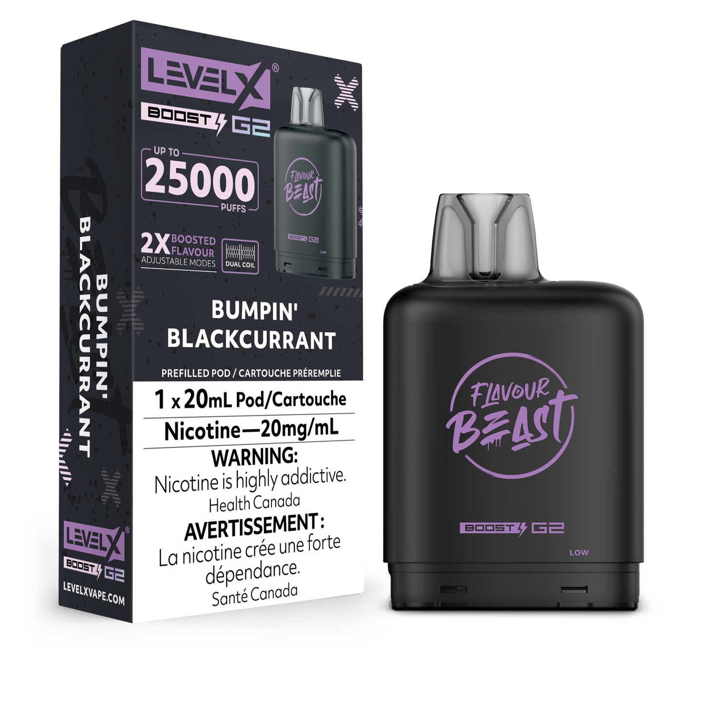 BUMPIN' BLACKCURRANT - LEVEL X FB BOOST (20mL) (ONTARIO)