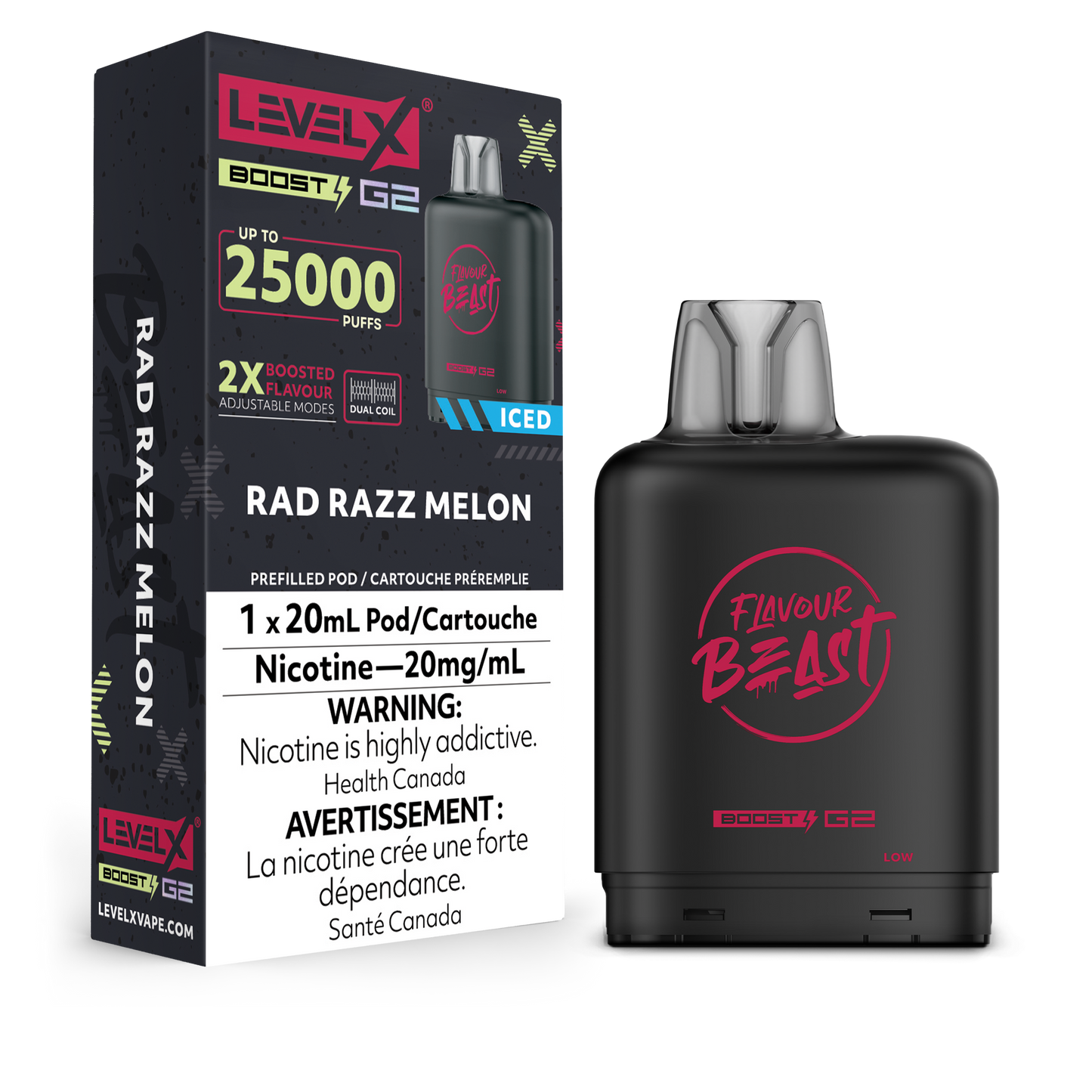 RAD RAZZ MELON - LEVEL X FB BOOST (20mL) (ONTARIO)