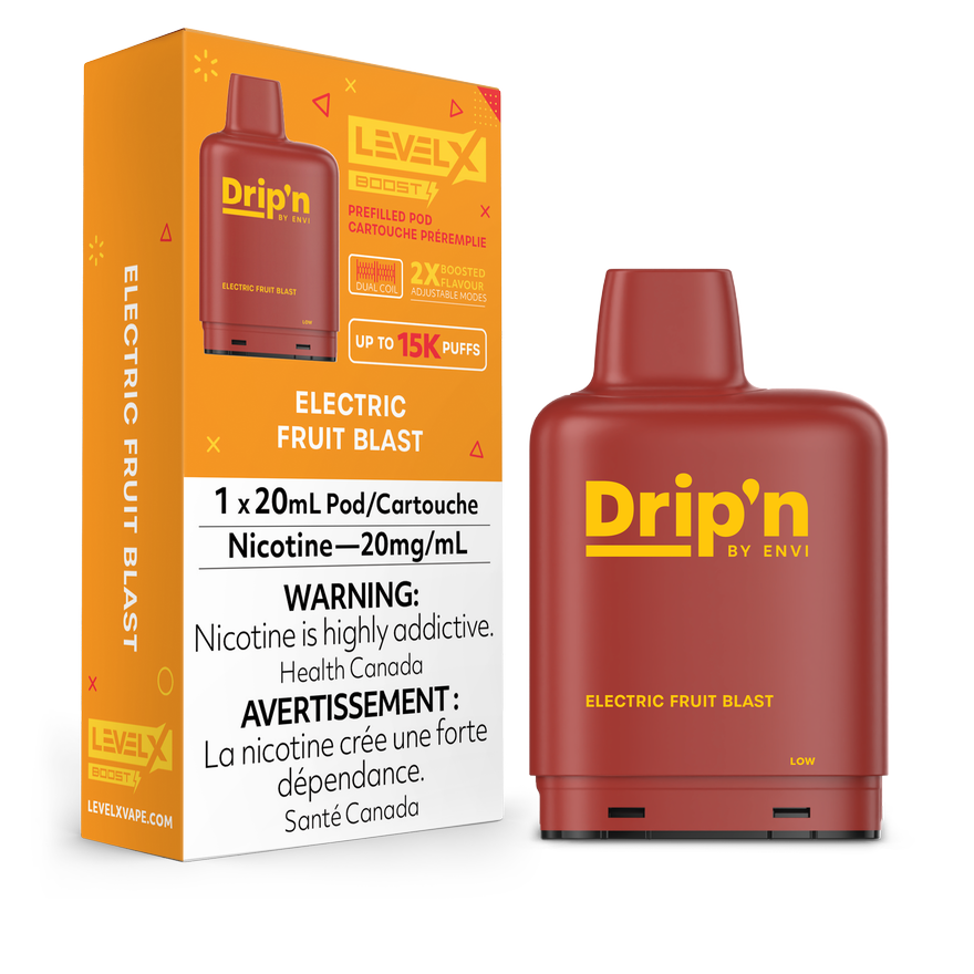 ELECTRIC FRUIT BLAST - LEVEL X DRIP'N BOOST (20mL) (ONTARIO)