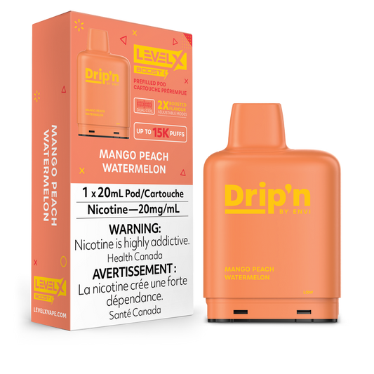 MANGO PEACH WATERMELON - LEVEL X DRIP'N BOOST (20mL) (FEDERAL)