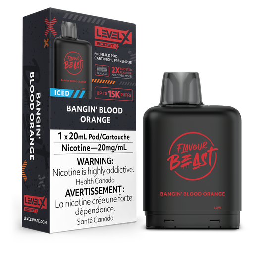BANGIN' BLOOD ORANGE - LEVEL X FB BOOST (20mL) (ONTARIO)