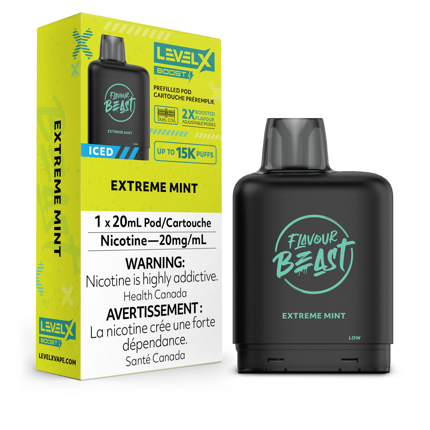 EXTREME MINT - LEVEL X FB BOOST (20mL) (ONTARIO)