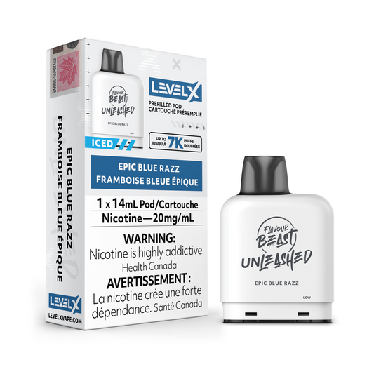 EPIC BLUE RAZZ - LEVEL X FB UNLEASHED (14mL) (ONTARIO)