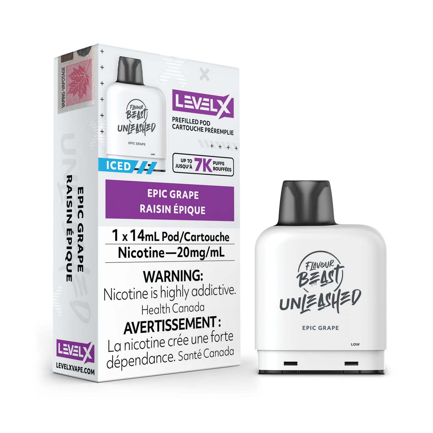 EPIC GRAPE - LEVEL X FB UNLEASHED (14mL) (ONTARIO)