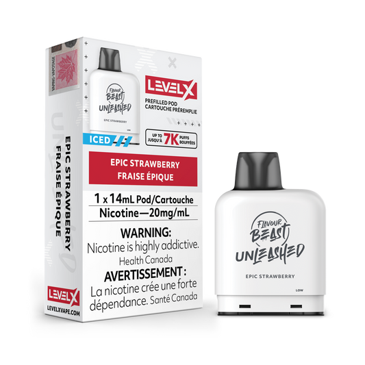 EPIC STRAWBERRY - LEVEL X FB UNLEASHED (14mL) (ONTARIO)