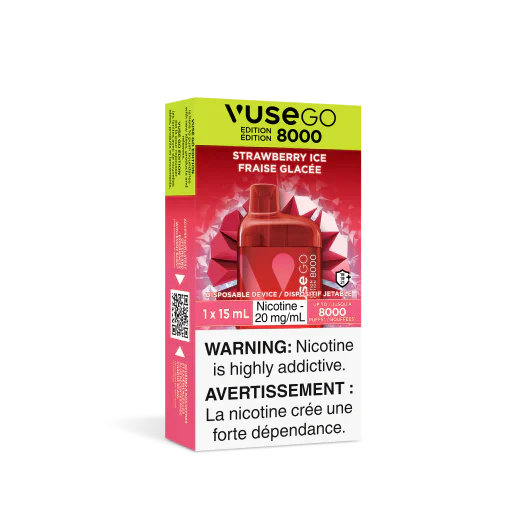 STRAWBERRY ICE - VUSE GO 8000 (FEDERAL)