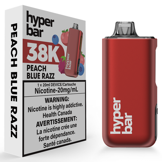 PEACH BLUE RAZZ - HYPERBAR BE38000 (ONTARIO)