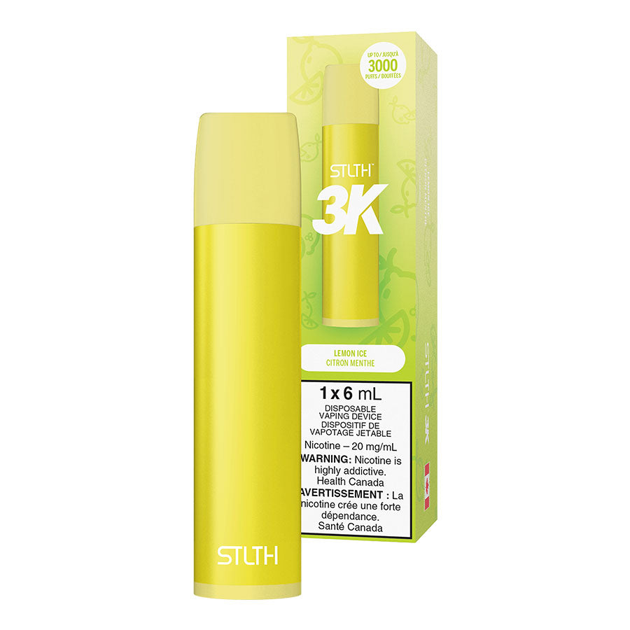 STLTH 3K DISPOSABLE - LEMON ICE (FEDERAL)