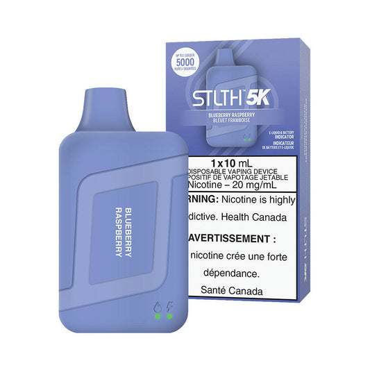 STLTH BOX 5K DISPOSABLE- BLUEBERRY RASPBERRY (FEDERAL)