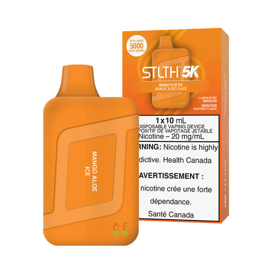STLTH BOX 5K DISPOSABLE- MANGO ALOE ICE (FEDERAL)