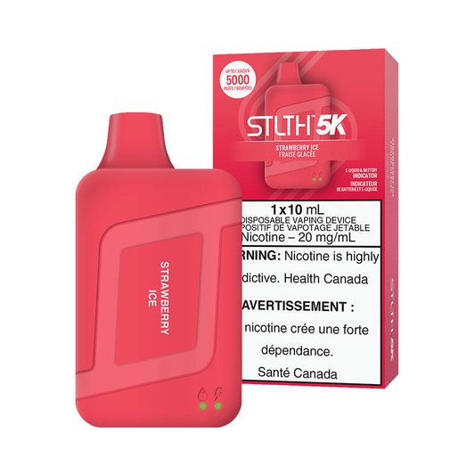 STLTH BOX 5K DISPOSABLE- STRAWBERRY ICE (FEDERAL)