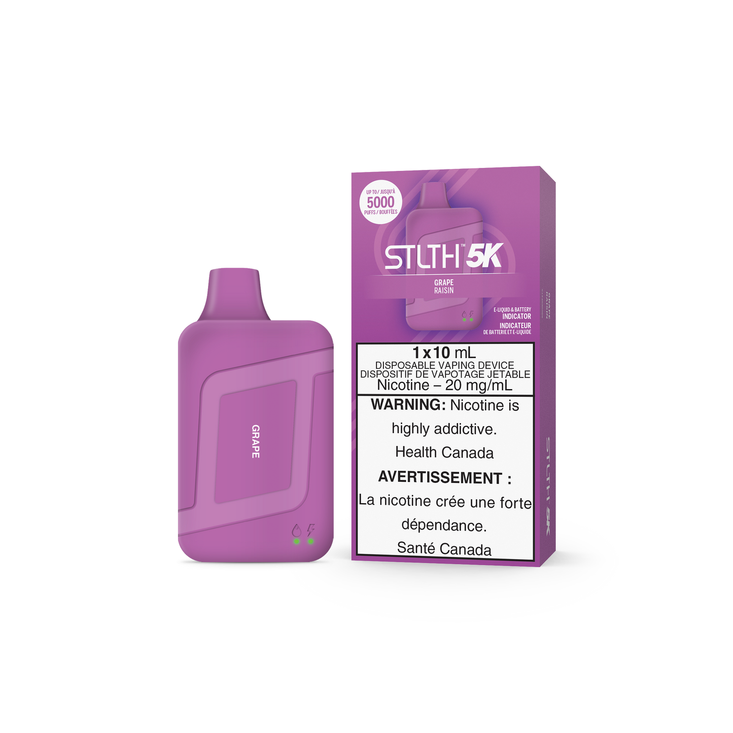 STLTH BOX 5K DISPOSABLE- GRAPE (ONTARIO)