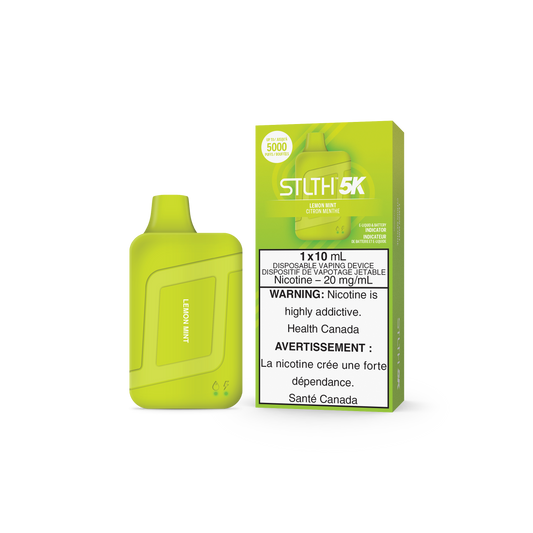 STLTH BOX 5K DISPOSABLE- LEMON MINT (FEDERAL)