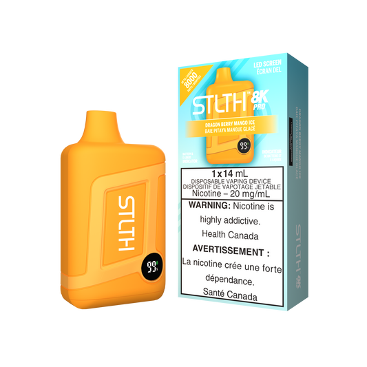 STLTH BOX 8K PRO DISPOSABLE - DRAGON BERRY MANGO ICE (FEDERAL)