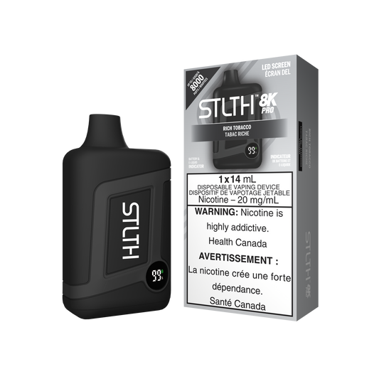 STLTH BOX 8K PRO DISPOSABLE - RICH TOBACCO (ONTARIO)