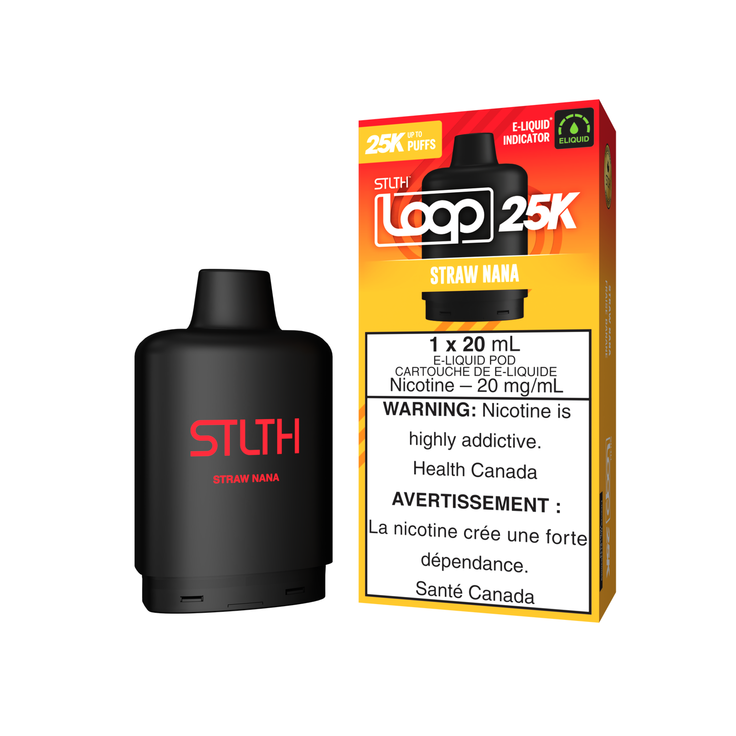 STRAW NANA - STLTH LOOP 25K (20mL) (ONTARIO)