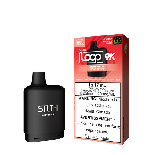 STLTH LOOP 9K POD - JUICY PEACH (NON ICED) (ONTARIO)