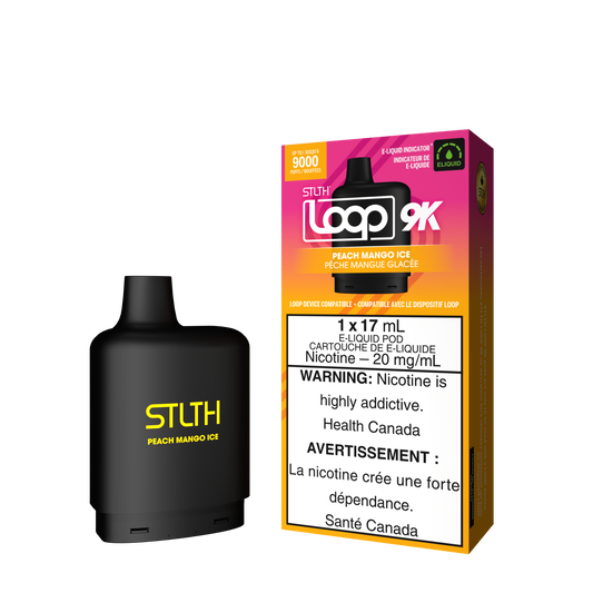 STLTH LOOP 9K POD - PEACH MANGO ICE (FEDERAL)