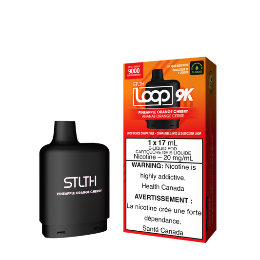 STLTH LOOP 9K POD - PINEAPPLE ORANGE CHERRY (FEDERAL)