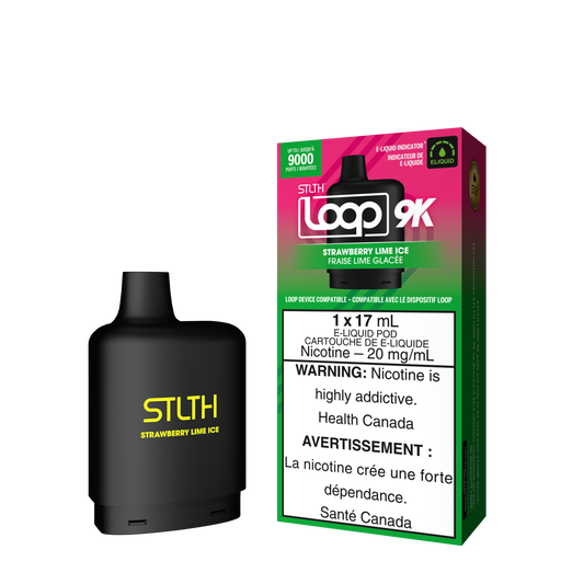 STLTH LOOP 9K POD - STRAWBERRY LIME ICE (FEDERAL)