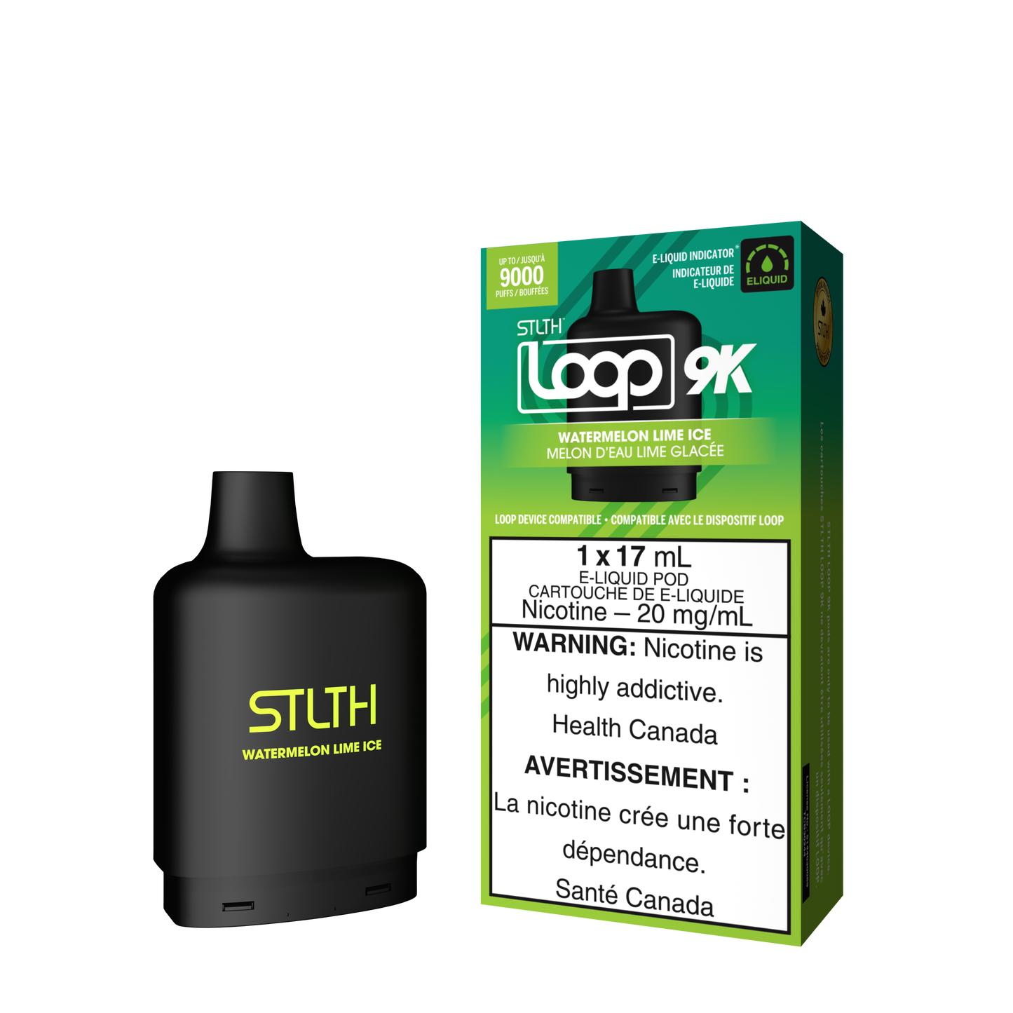 STLTH LOOP 9K POD - WATERMELON LIME ICE (ONTARIO)