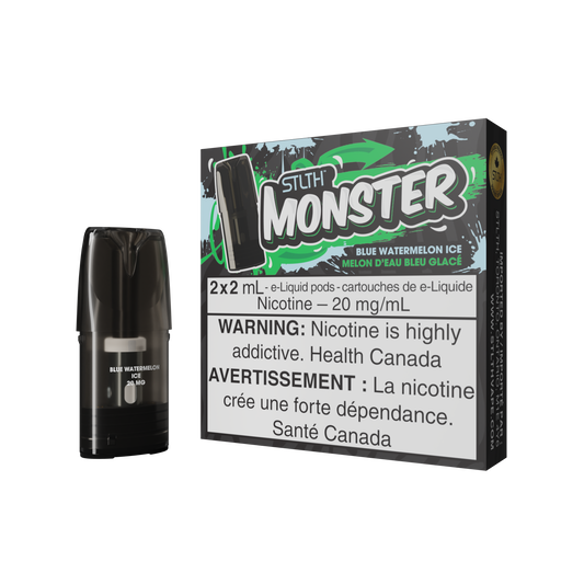 STLTH MONSTER POD PACK BLUE WATERMELON ICE (FEDERAL)