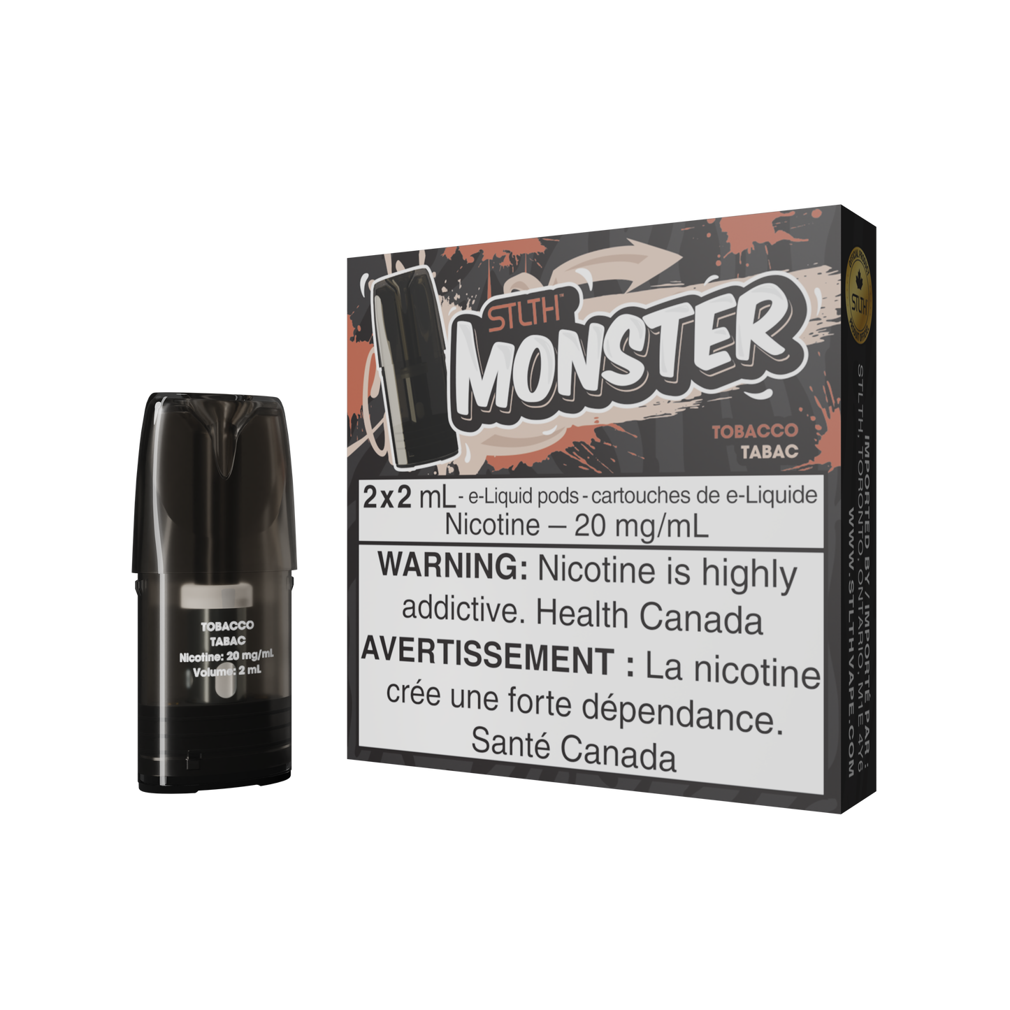 STLTH MONSTER POD PACK TOBACCO (FEDERAL)