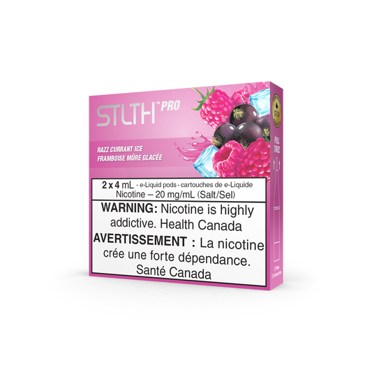 RAZZ CURRANT ICE - STLTH PRO POD PACK (ONTARIO)