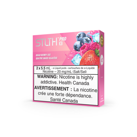 QUAD BERRY ICE - STLTH PRO X POD PACK (FEDERAL)
