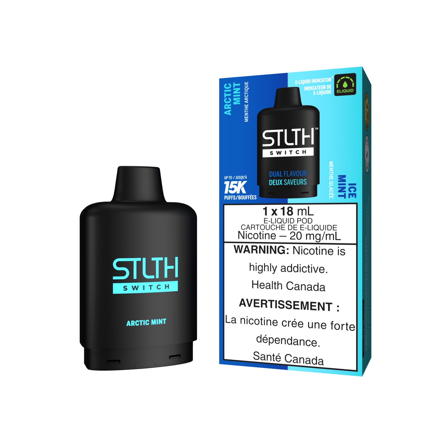 ARCTIC MINT & ICE MINT - STLTH SWITCH (18mL) (ONTARIO)