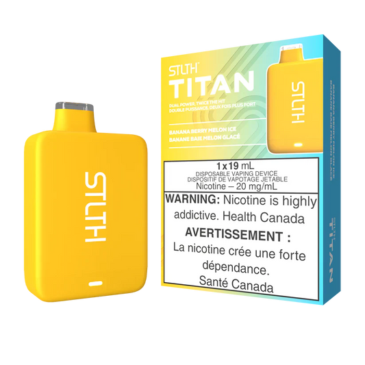 STLTH TITAN DISPOSABLE - BANANA BERRY MELON ICE (FEDERAL)