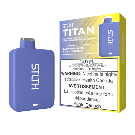 STLTH TITAN DISPOSABLE - BLUEBERRY LEMON ICE (FEDERAL)