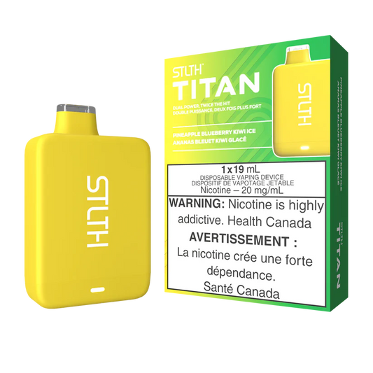 STLTH TITAN DISPOSABLE - PINEAPPLE BLUEBERRY KIWI ICE (FEDERAL)