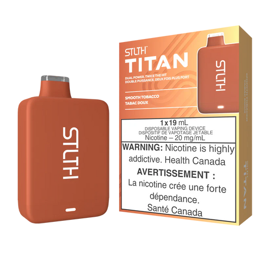 STLTH TITAN DISPOSABLE - SMOOTH TOBACCO (FEDERAL)