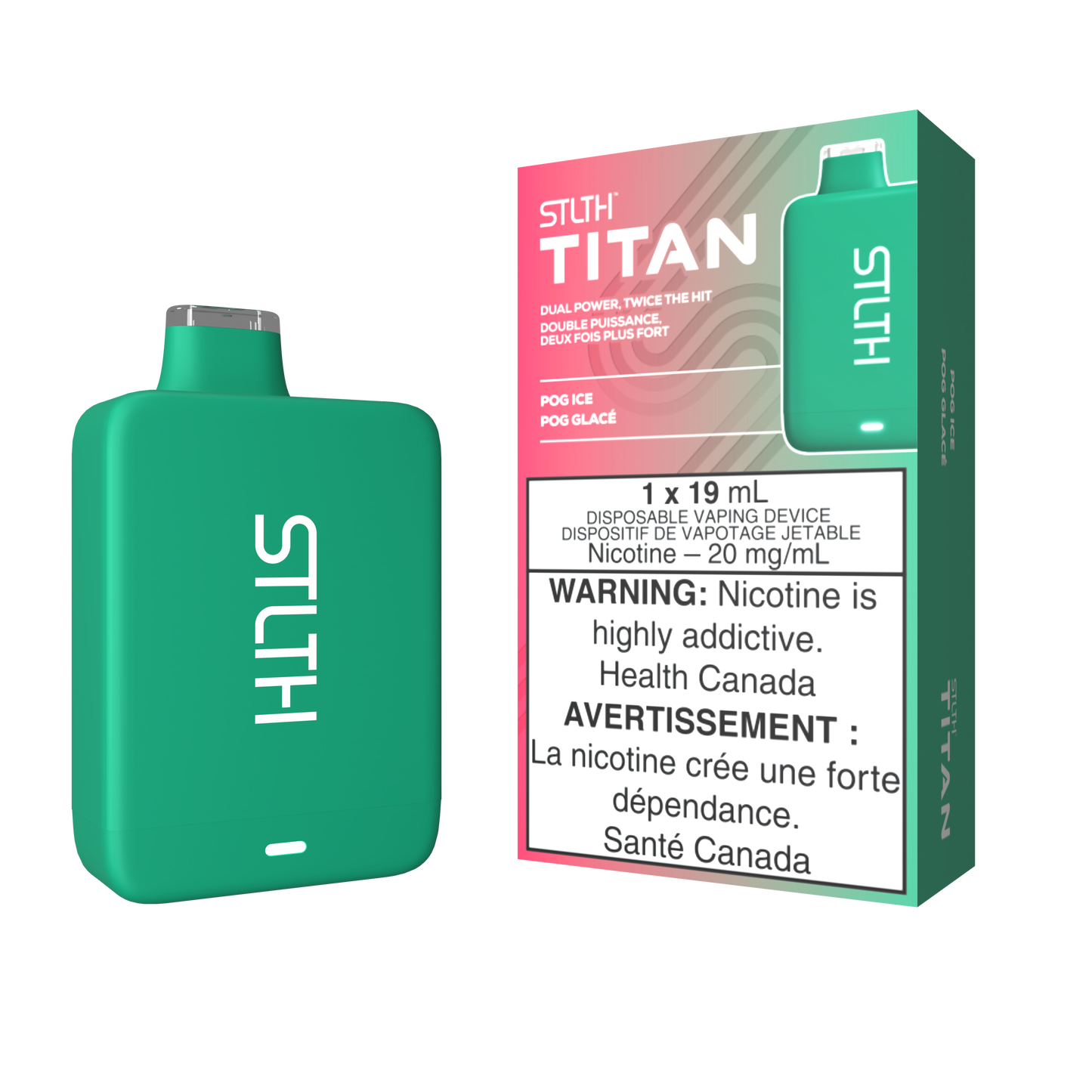 STLTH TITAN DISPOSABLE - POG ICE (FEDERAL)