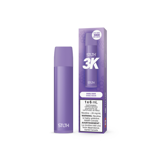 STLTH 3K DISPOSABLE - DOUBLE GRAPE (FEDERAL)