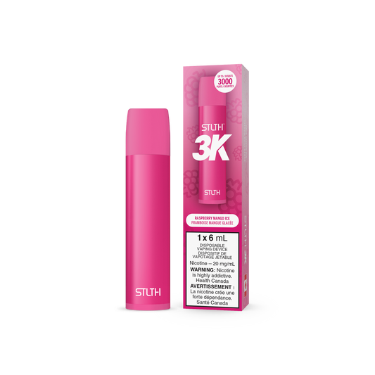 STLTH 3K DISPOSABLE - RASPBERRY MANGO ICE (FEDERAL)