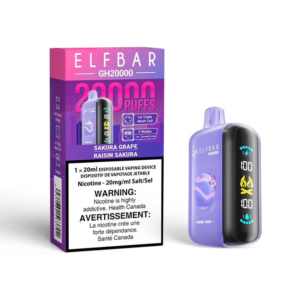 SAKURA GRAPE - ELFBAR GH20000 (20mL) (FEDERAL)