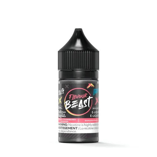 STR8 UP STRAWBERRY BANANA ICED - FLAVOUR BEAST E LIQUID (30mL) (ONTARIO)