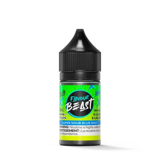 SUPER SOUR BLUE RAZZ - FLAVOUR BEAST E LIQUID (30mL) (ONTARIO)