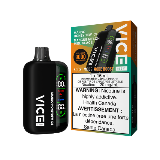 VICE BOOST DISPOSABLE - MANGO HONEYDEW ICE (ONTARIO)