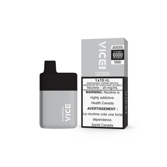 VICE BOX DISPOSABLE - FLAVORLESS/ FLAVOURLESS (ONTARIO)