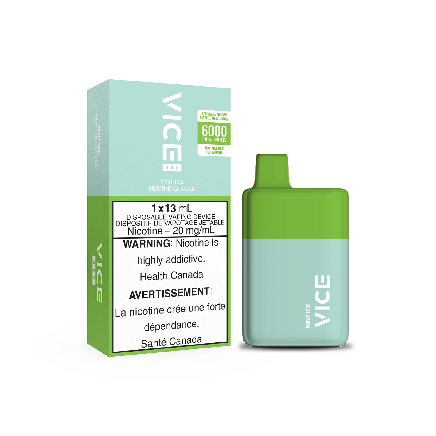 VICE BOX DISPOSABLE - MINT ICE (ONTARIO)